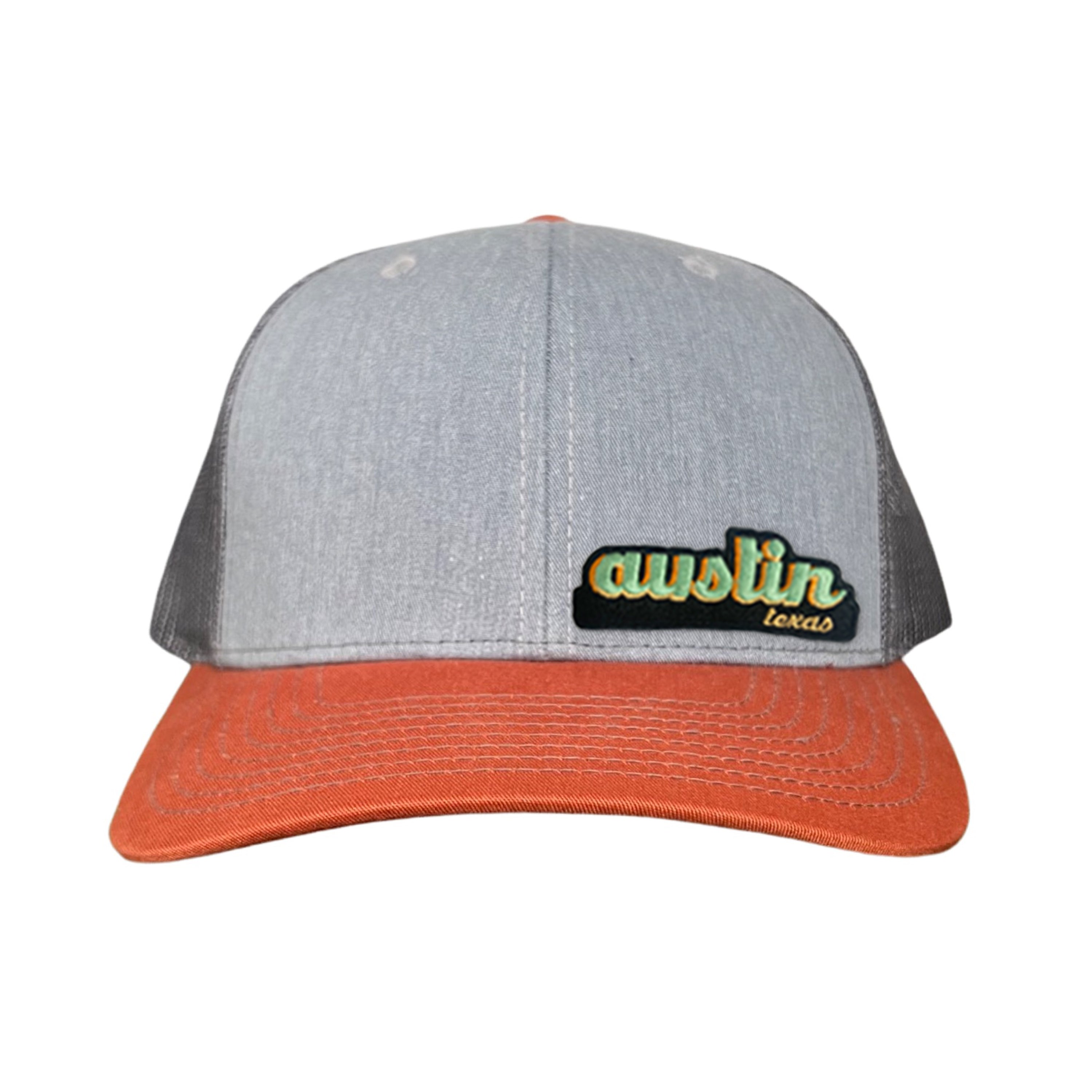 Last Stand Austin Texas Cut Out Patch Trucker Hat