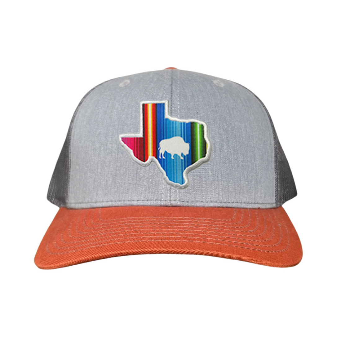State of Texas Serape Baseball Cap with Adjustable Snapback Closure