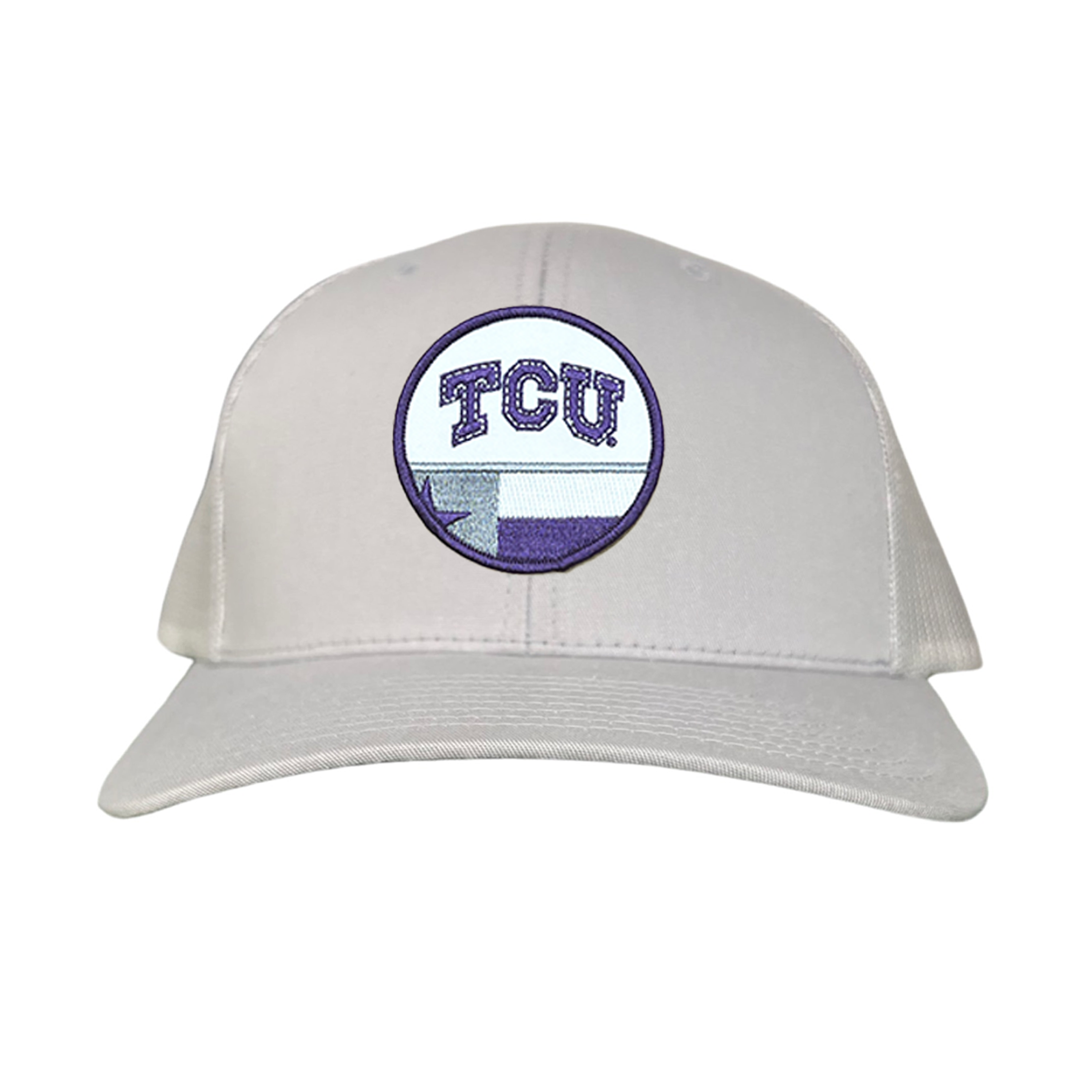 TCU Logo and Texas State Flag Patch Baseball Hat