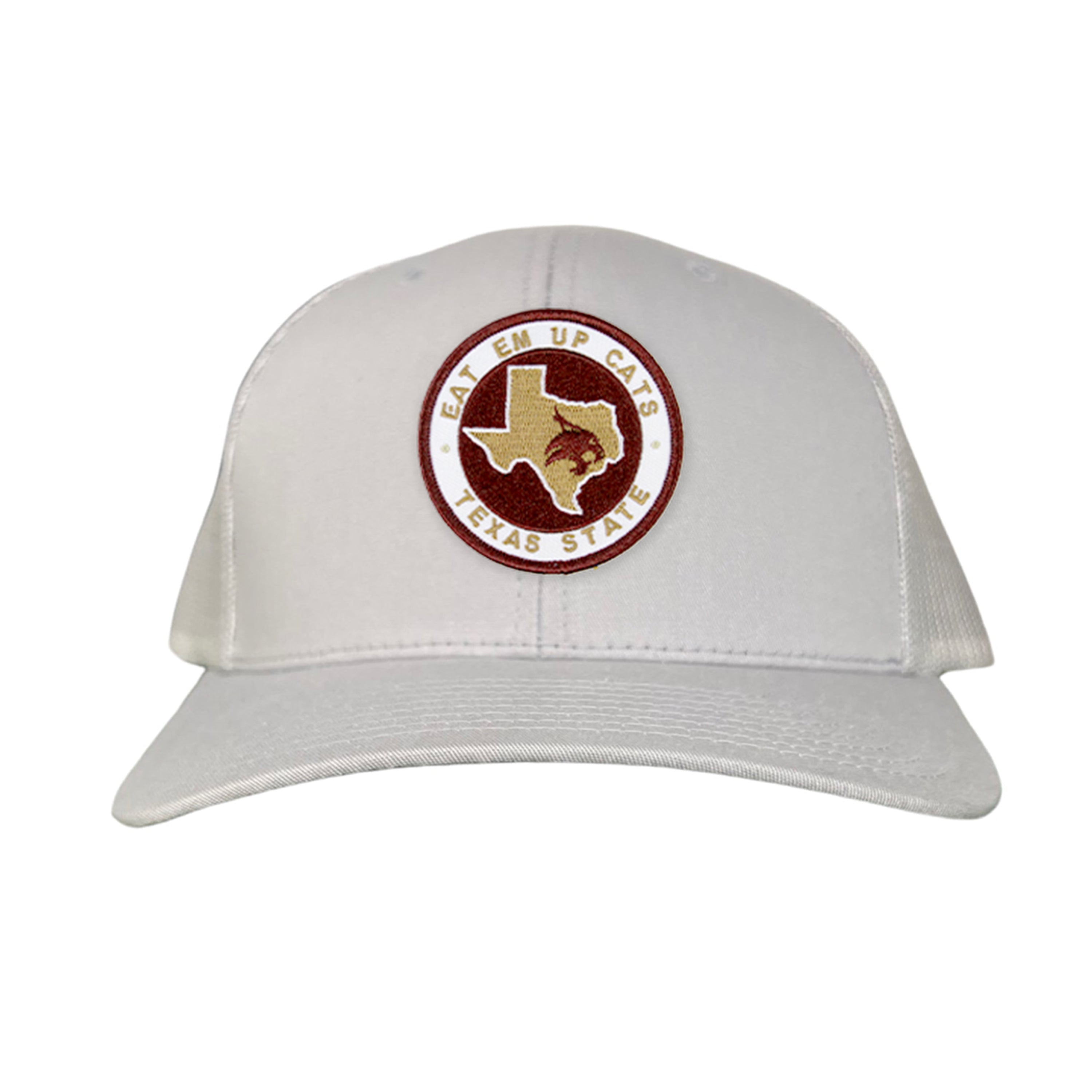 Texas State Eat Em Up Cats Supercat Patch Embroidered Hat