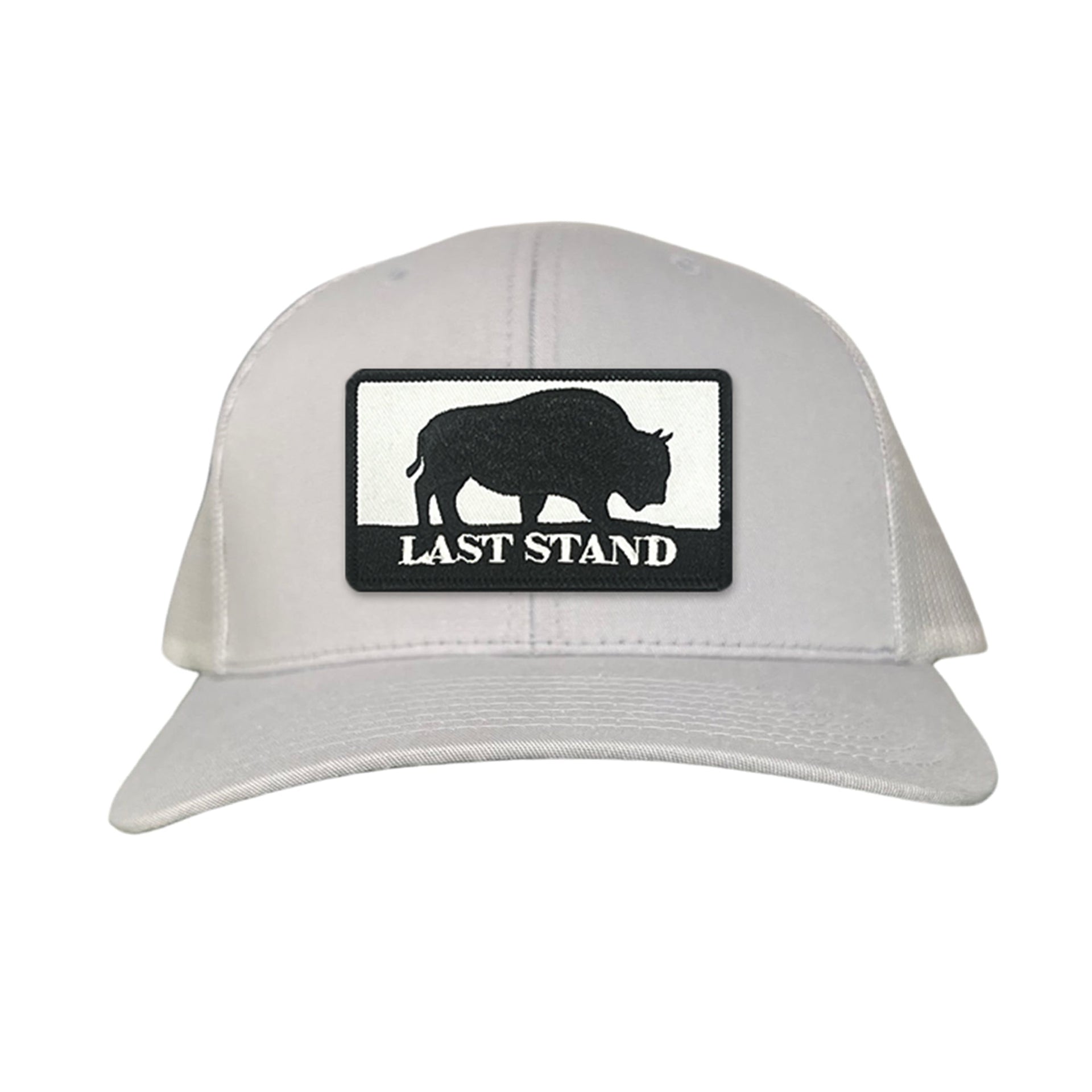 Bison Graphic Curved Bill Trucker Hat Mesh Snapback Cap