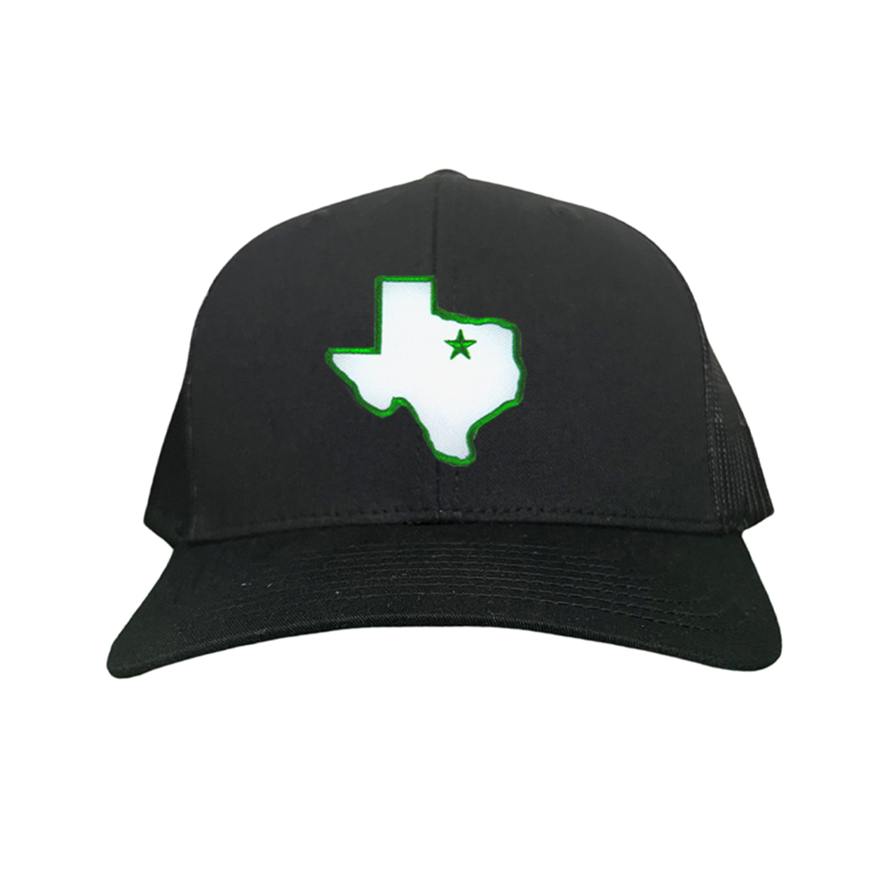UNT State of Texas Star Baseball Hat Green Black Beige White