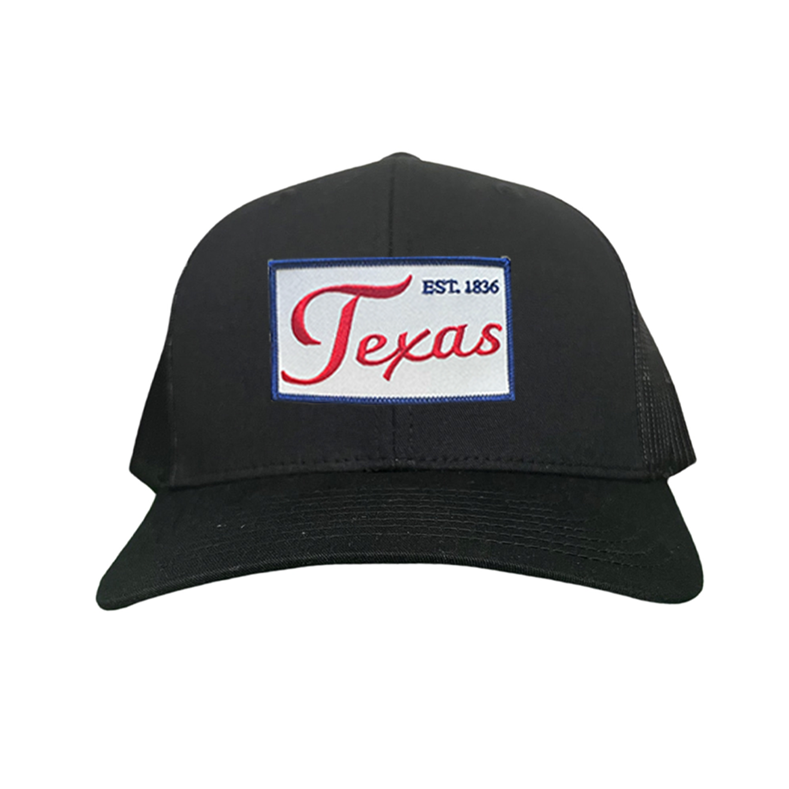 Texas EST 1836 Script Hat - Mesh Snapback, Dad or Rope Style