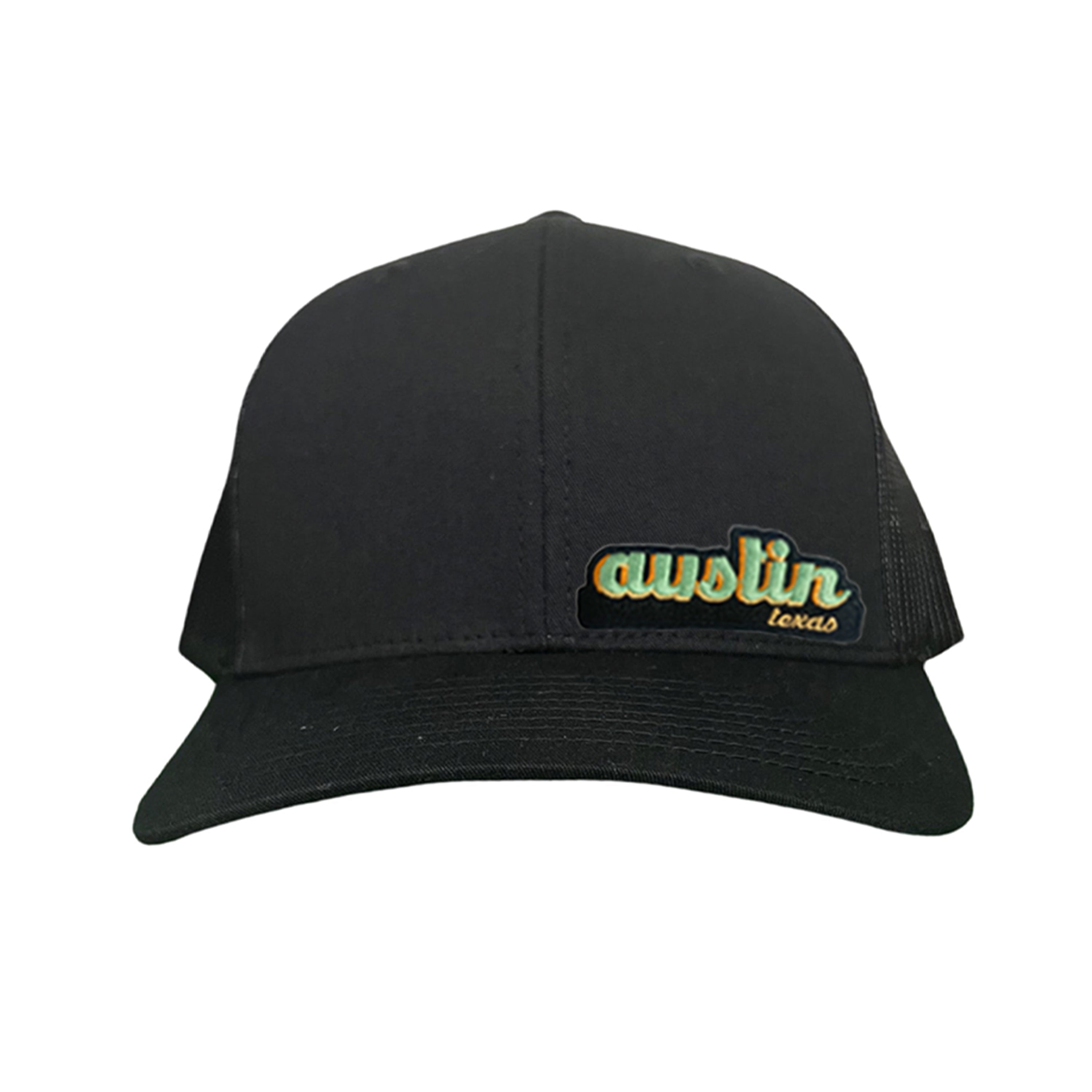 Last Stand Austin Texas Cut Out Patch Trucker Hat