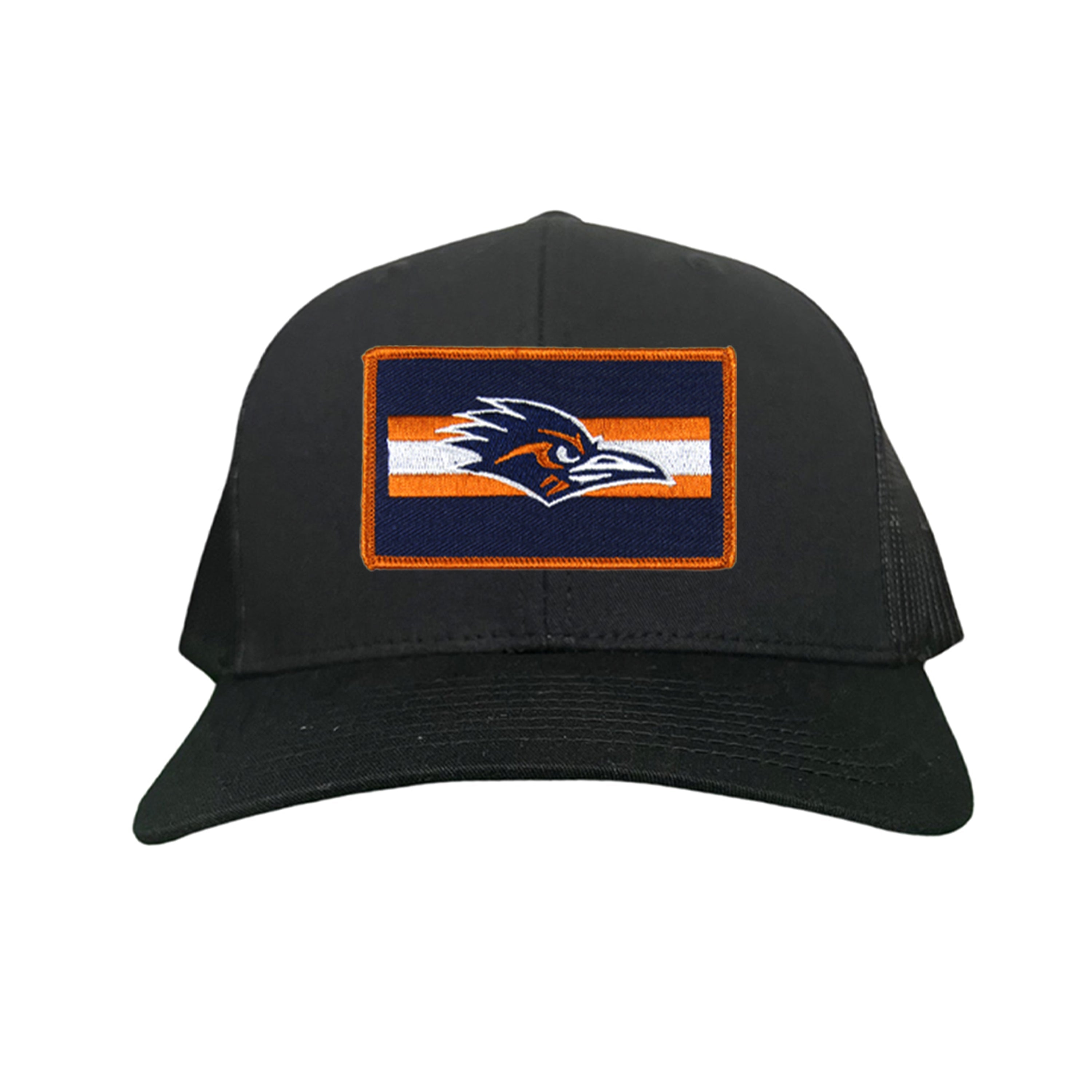 UTSA Roadrunner Rectangle Stripe Patch Hat - Blue and Orange