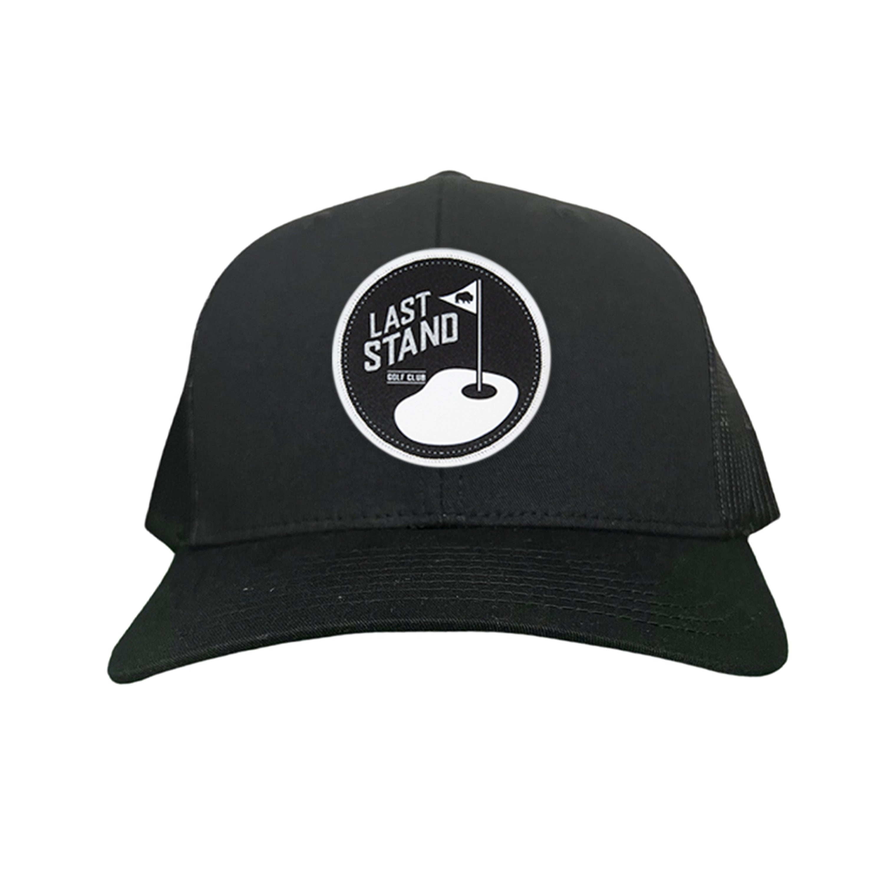 Golf Club Snapback Hat with Breathable Mesh Back and Curved Bill