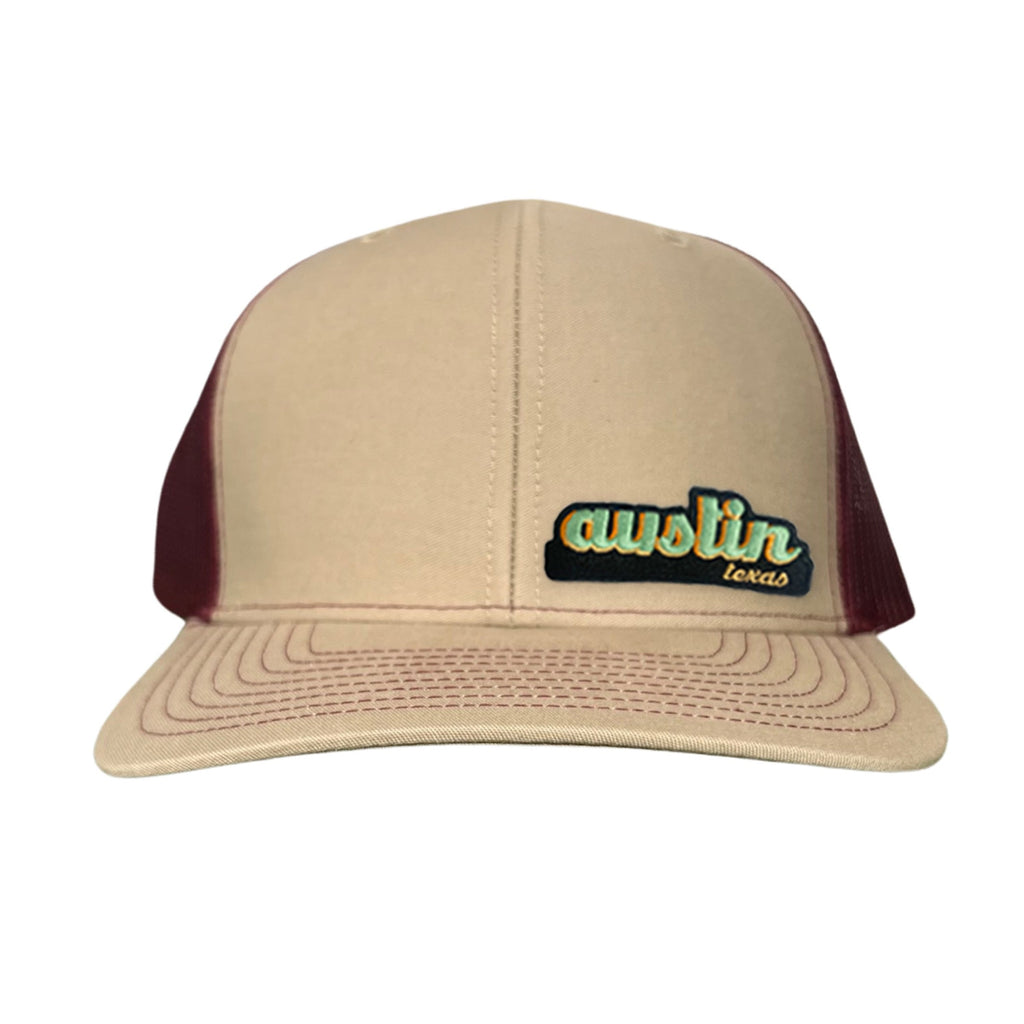 Last Stand Austin Texas Cut Out Patch Trucker Hat