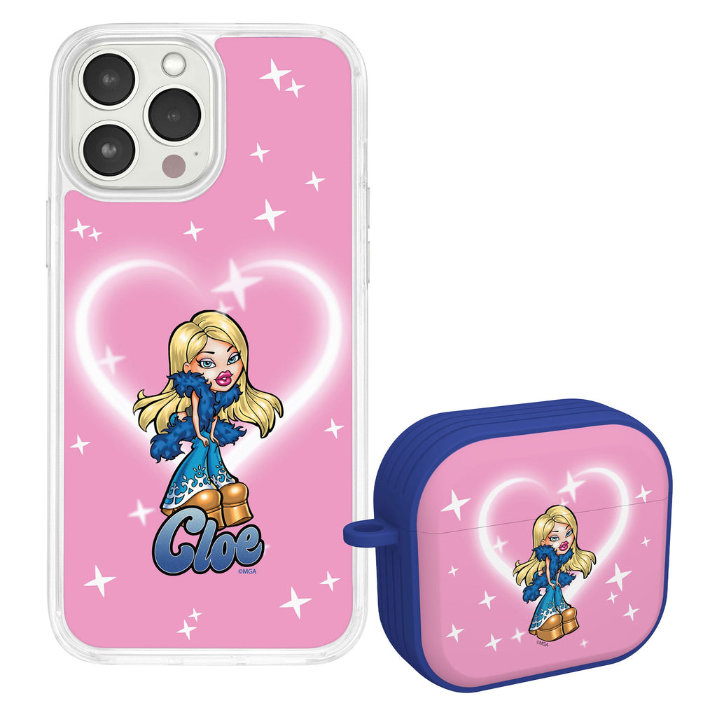 Bratz® Passion For Fashion HD Apple iPhone 14 Mag-Safe Phone Case and AirPods Gen 3 Combo Package