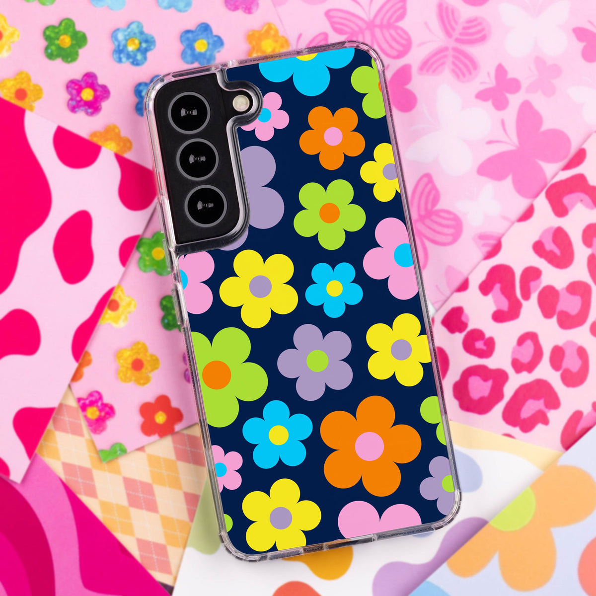 Y2K Abstract Phone Case for Samsung Galaxy S22 Series - Aesthetic