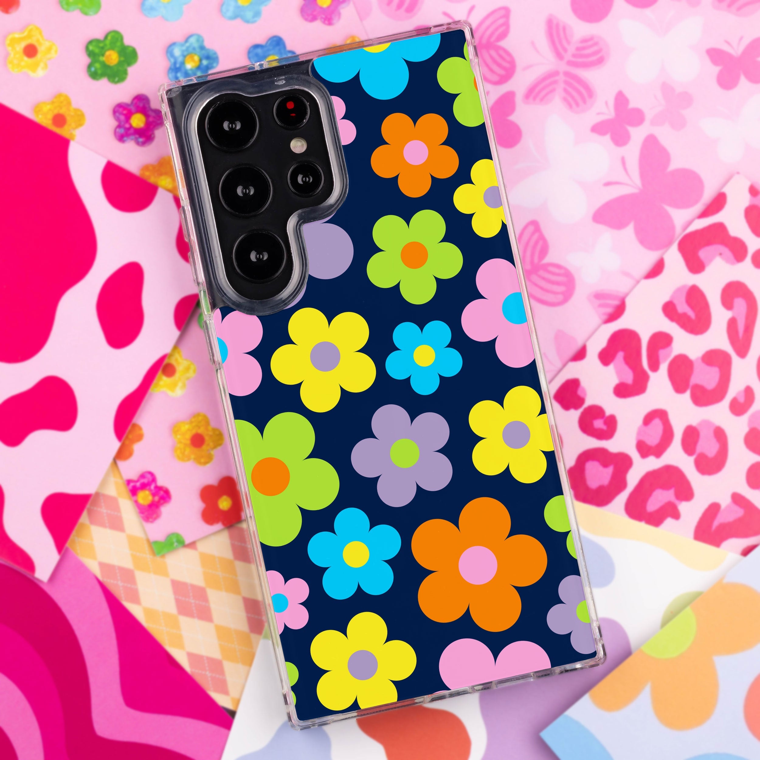 Y2K Abstract Phone Case for Samsung Galaxy S22 Series - Aesthetic
