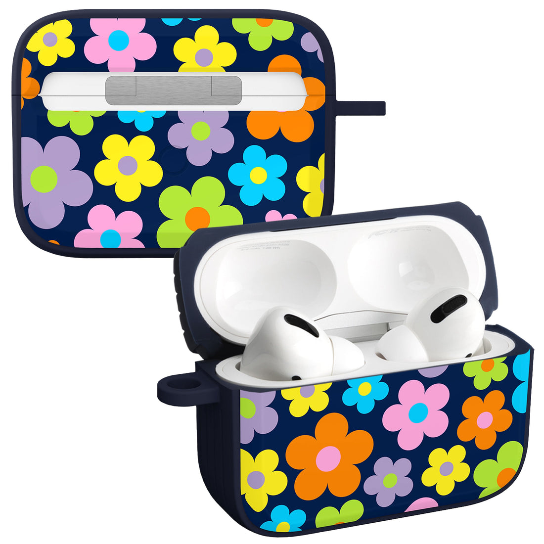 Y2K Smiley Face Apple AirPods Pro 1 & 2 Case Cover Protective