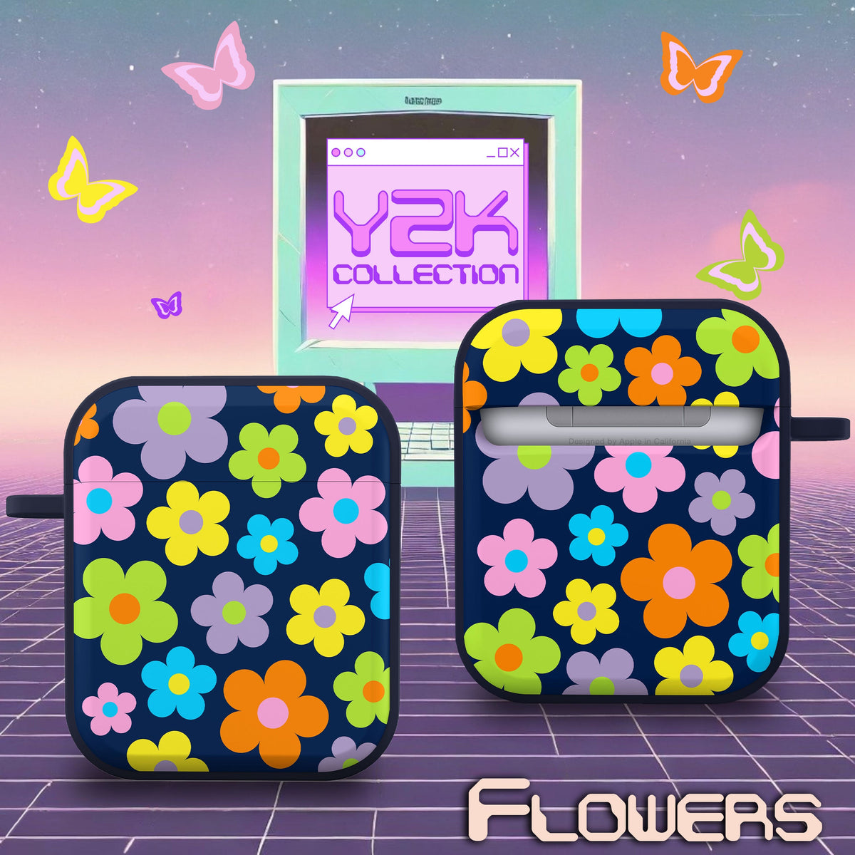 Y2K Smiley AirPods Case Gen 1 & 2 - Retro Collection