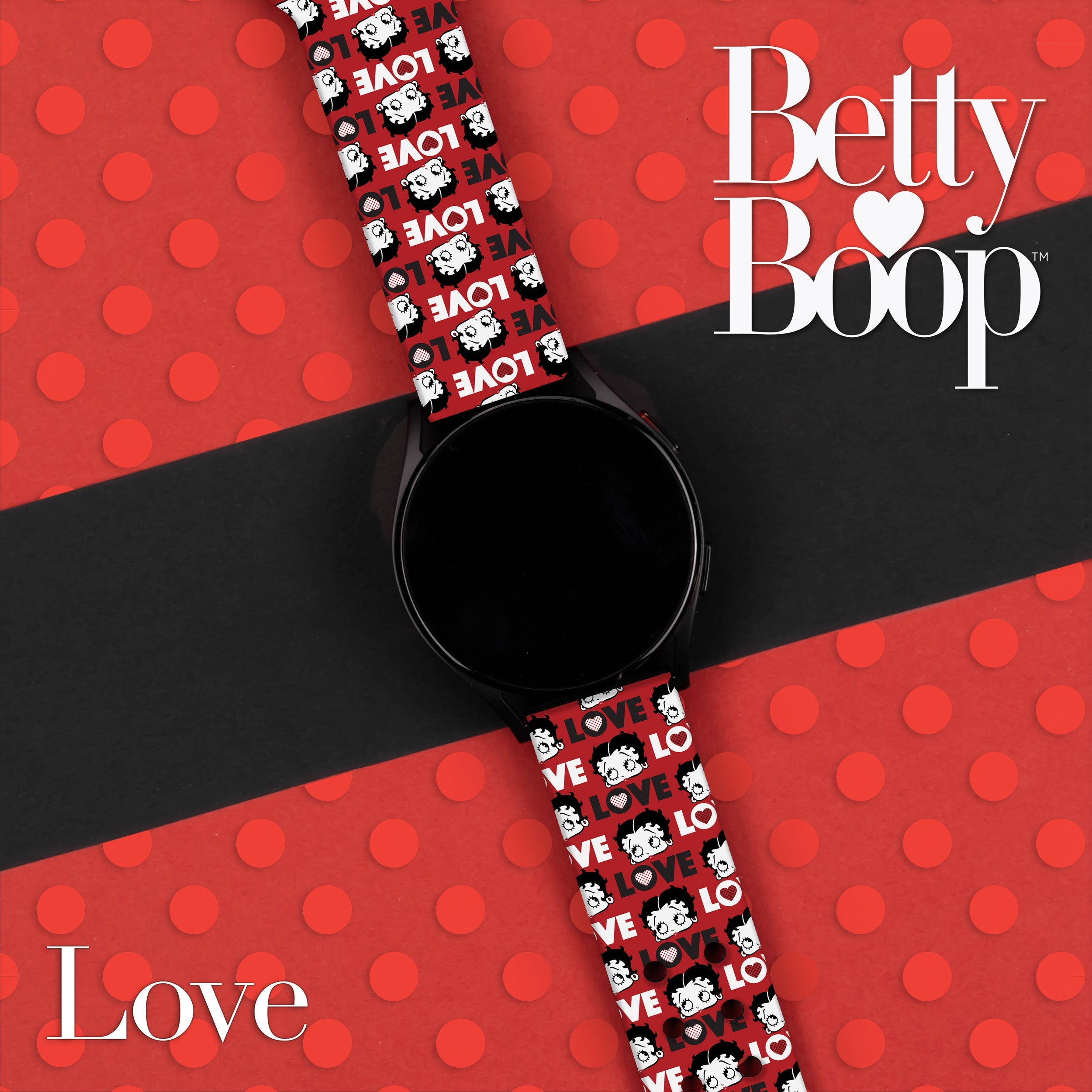 Betty Boop Classic HD  Watchband for Samsung, Garmin, Fossil, and More