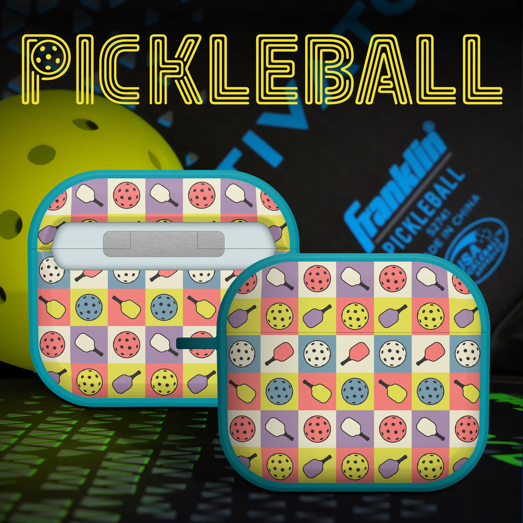 Pickleball Themed Protective HDX Case for Apple AirPods Gen 3