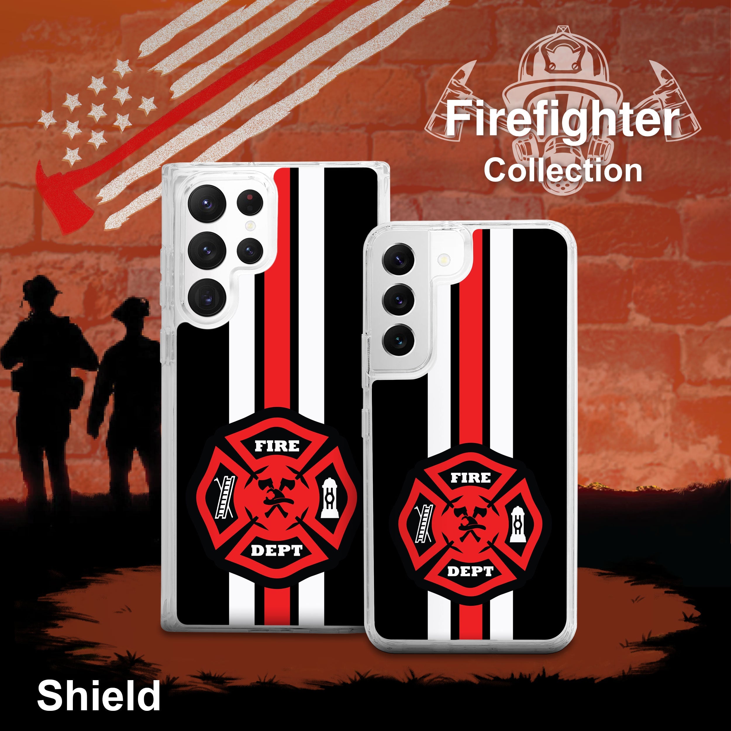 Firefighter HD Samsung Galaxy S22 Phone Case