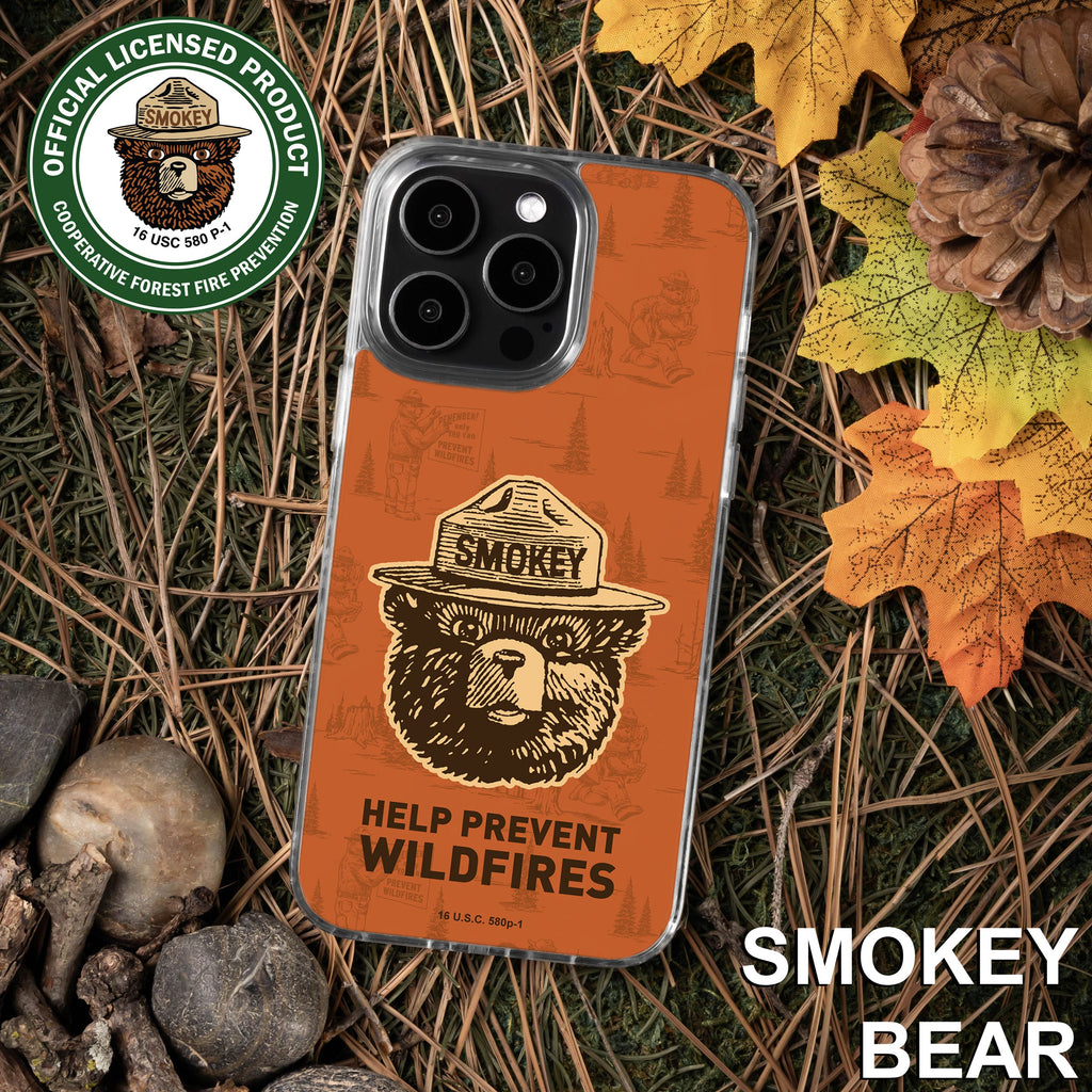 Smokey Bear Classic HD Apple iPhone 15 Series Mag-Safe Phone Case
