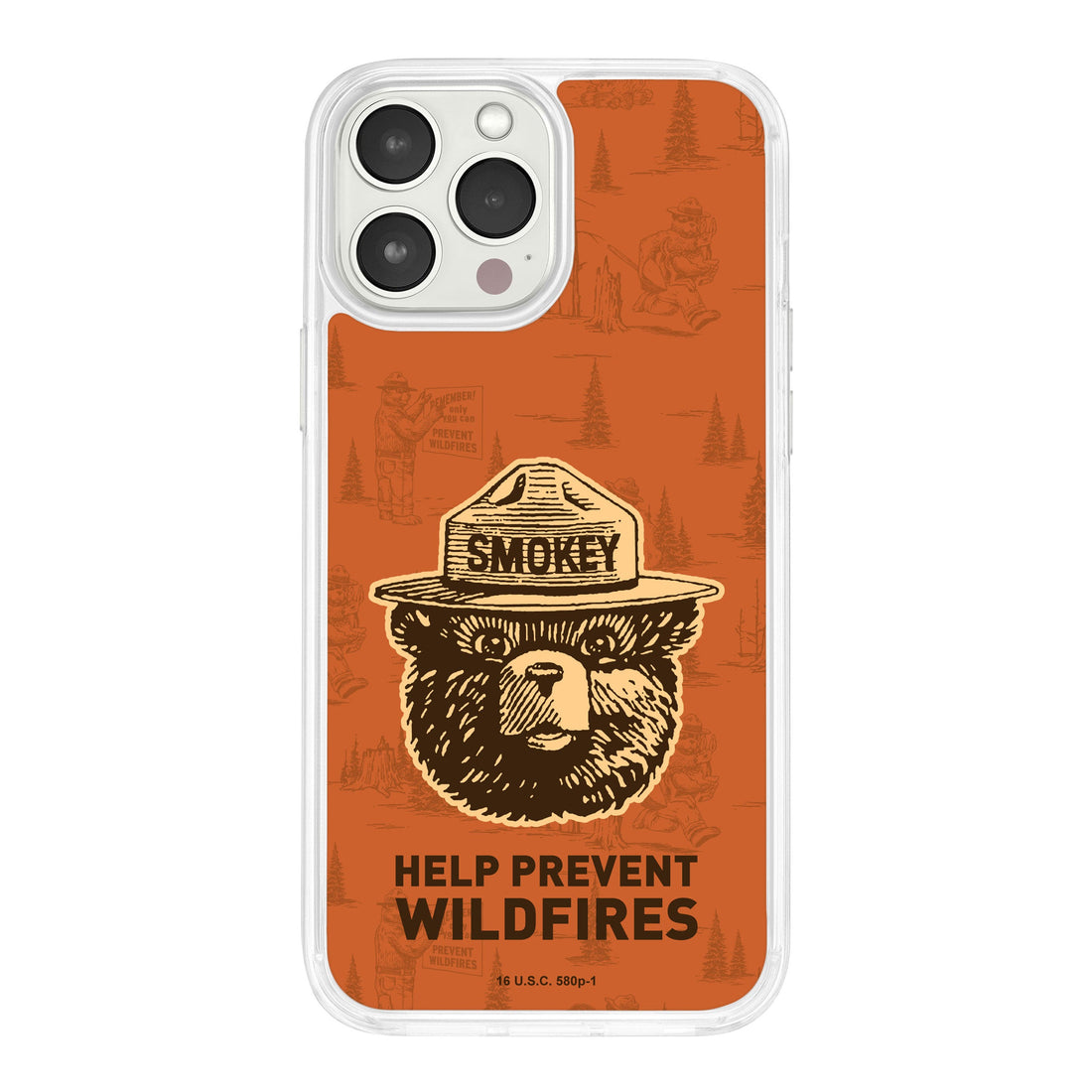 Smokey Bear Classic HD Apple iPhone 13 Series Mag-Safe Phone Case