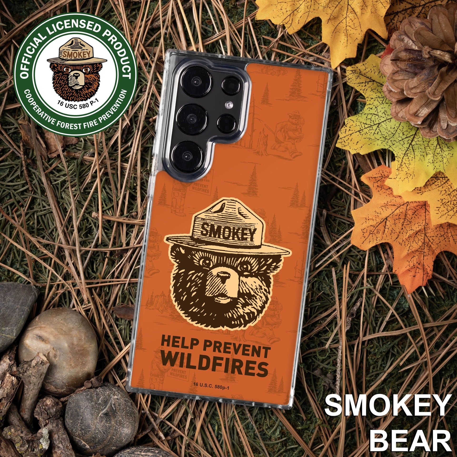 Smokey Bear Classic HD Samsung Galaxy S22 Phone Case