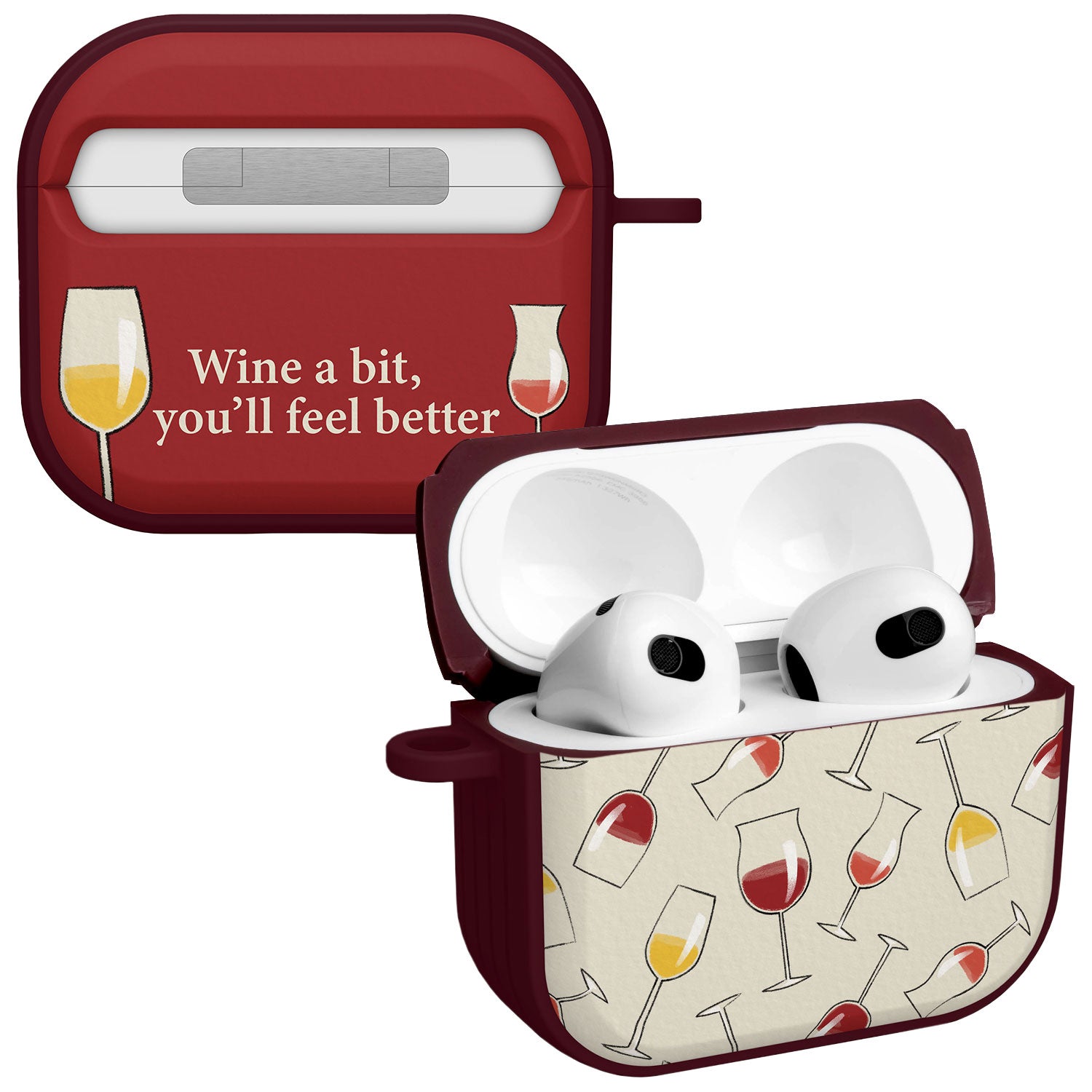 Wine Beer Booze HDX Protective Apple AirPods Gen 3 Case Cover