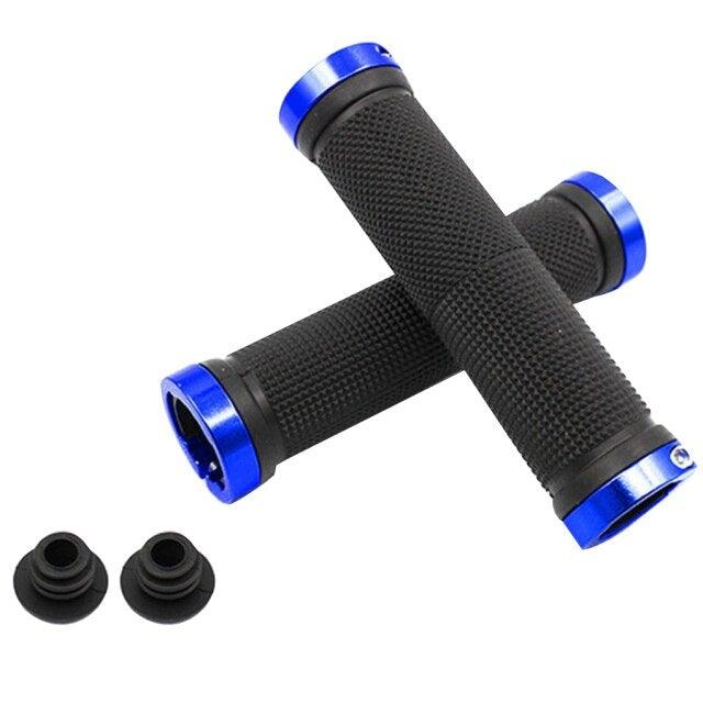 Ergonomic Anti-Skid Rubber Bike Handlebar Grips with Lock-On