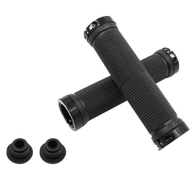 Ergonomic Anti-Skid Rubber Bike Handlebar Grips with Lock-On