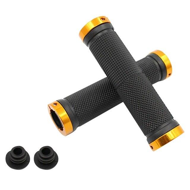 Ergonomic Anti-Skid Rubber Bike Handlebar Grips with Lock-On