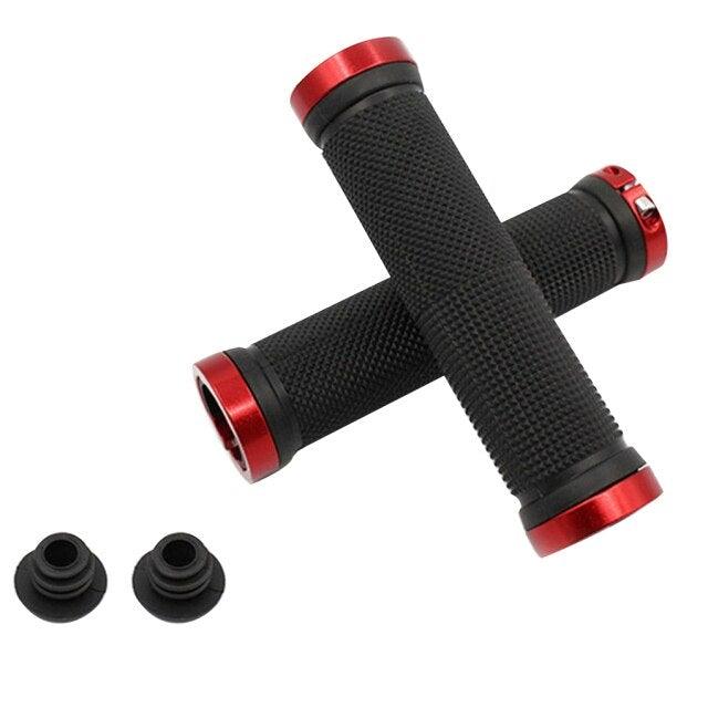 Ergonomic Anti-Skid Rubber Bike Handlebar Grips with Lock-On