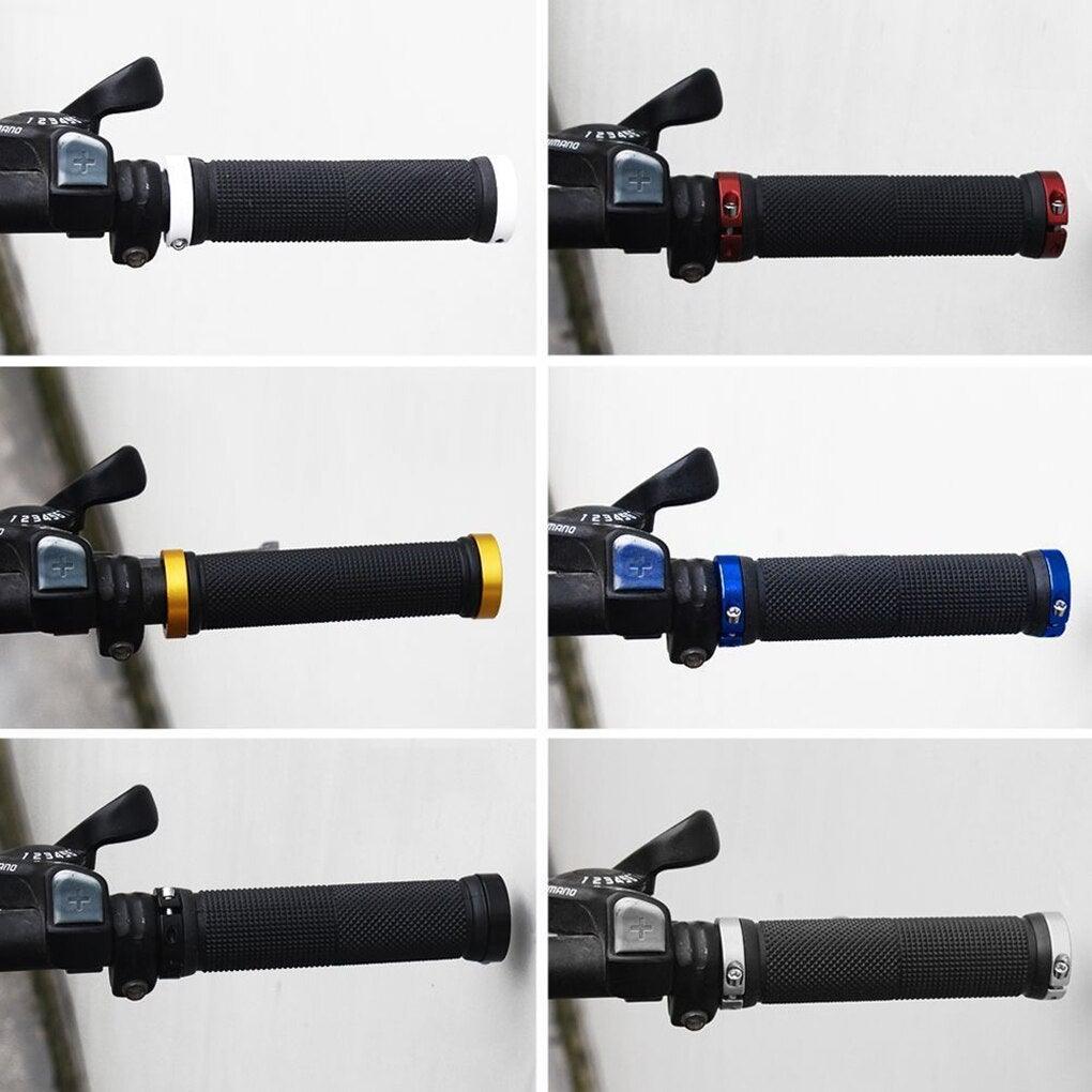 Ergonomic Anti-Skid Rubber Bike Handlebar Grips with Lock-On