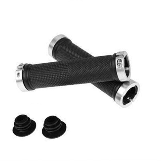 Ergonomic Anti-Skid Rubber Bike Handlebar Grips with Lock-On