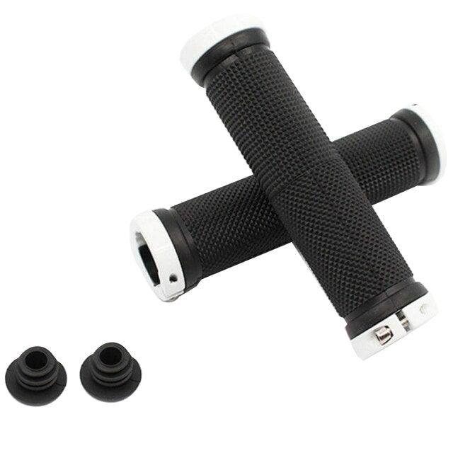 Ergonomic Anti-Skid Rubber Bike Handlebar Grips with Lock-On