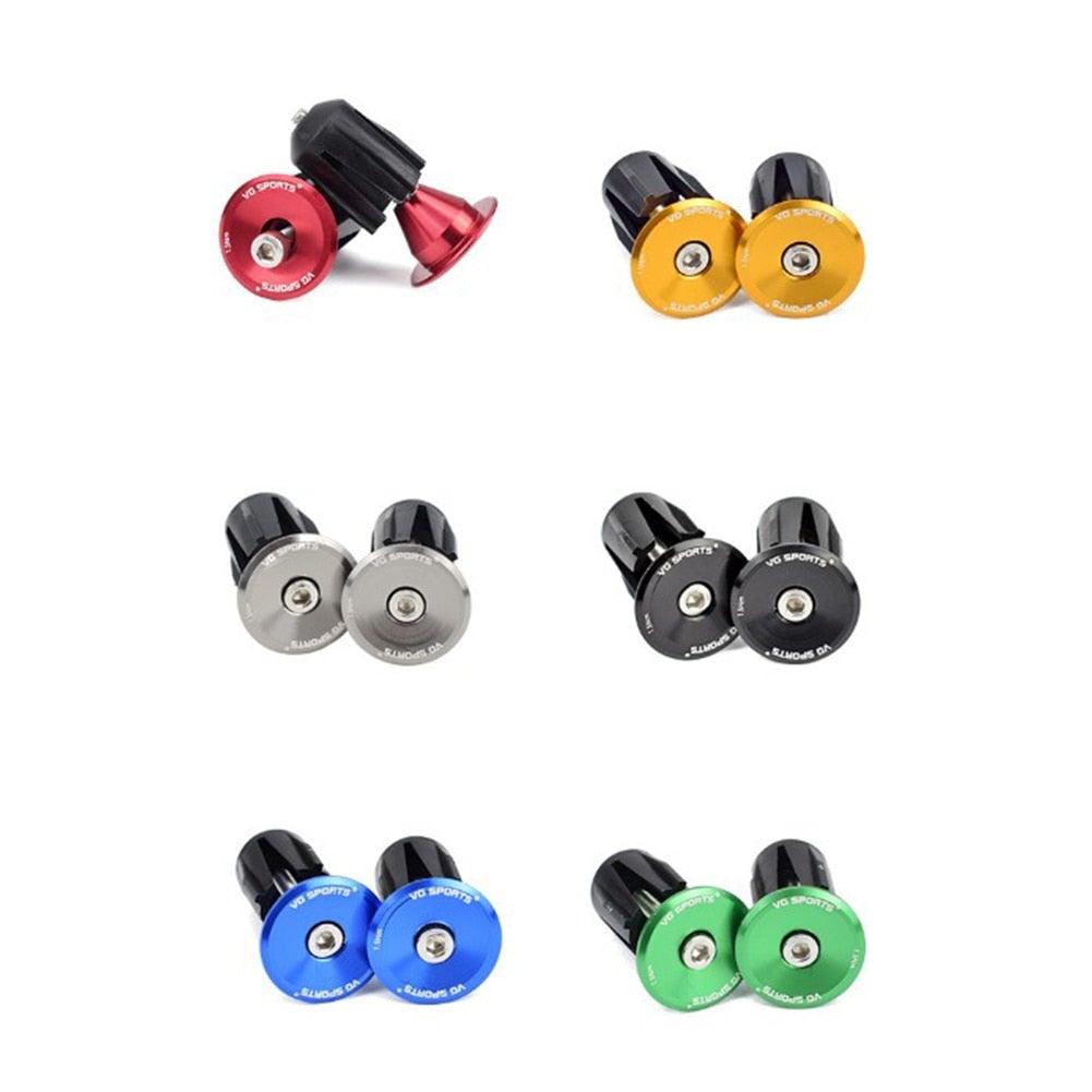 Aluminum Road Bike Handlebar End Plugs - Durable Locking Caps