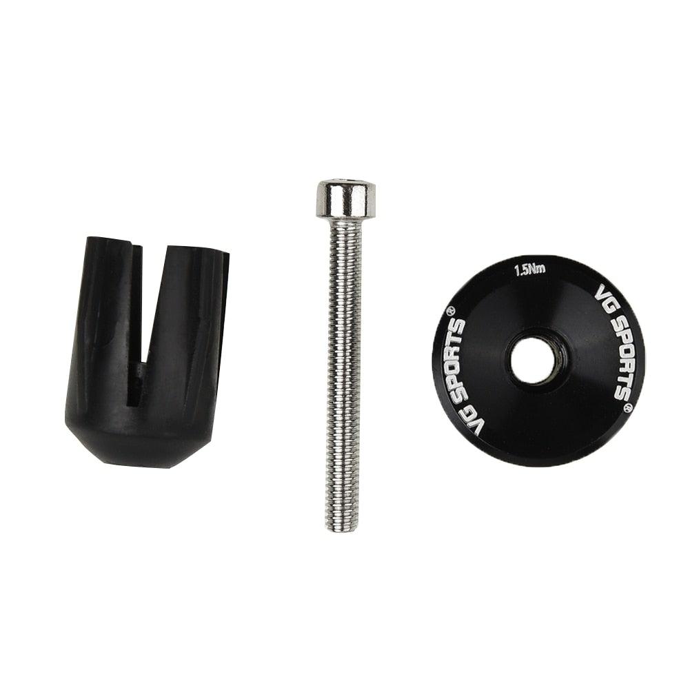 Aluminum Road Bike Handlebar End Plugs - Durable Locking Caps