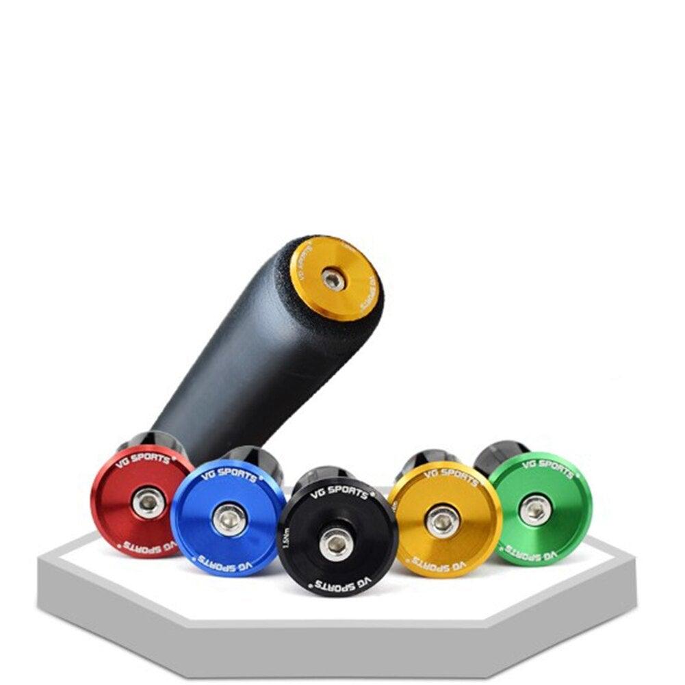 Aluminum Road Bike Handlebar End Plugs - Durable Locking Caps