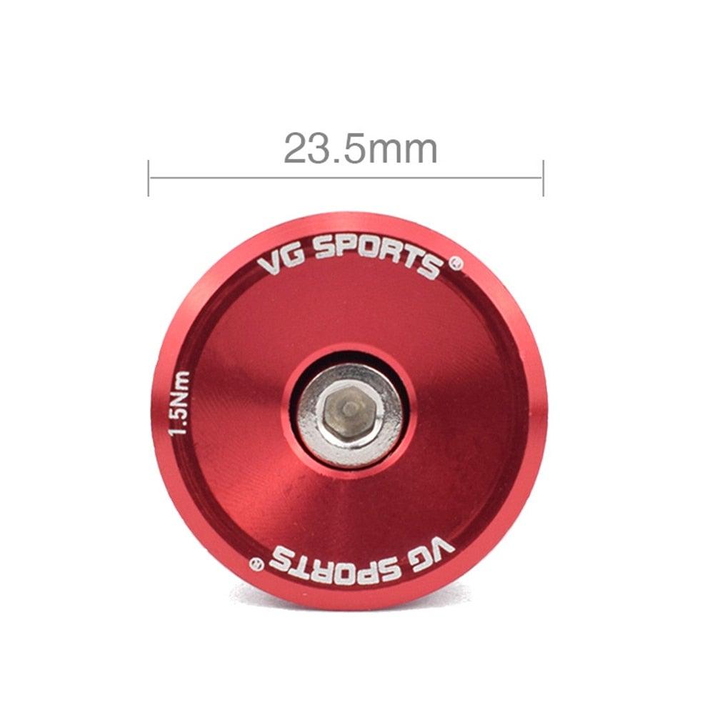 Aluminum Road Bike Handlebar End Plugs - Durable Locking Caps