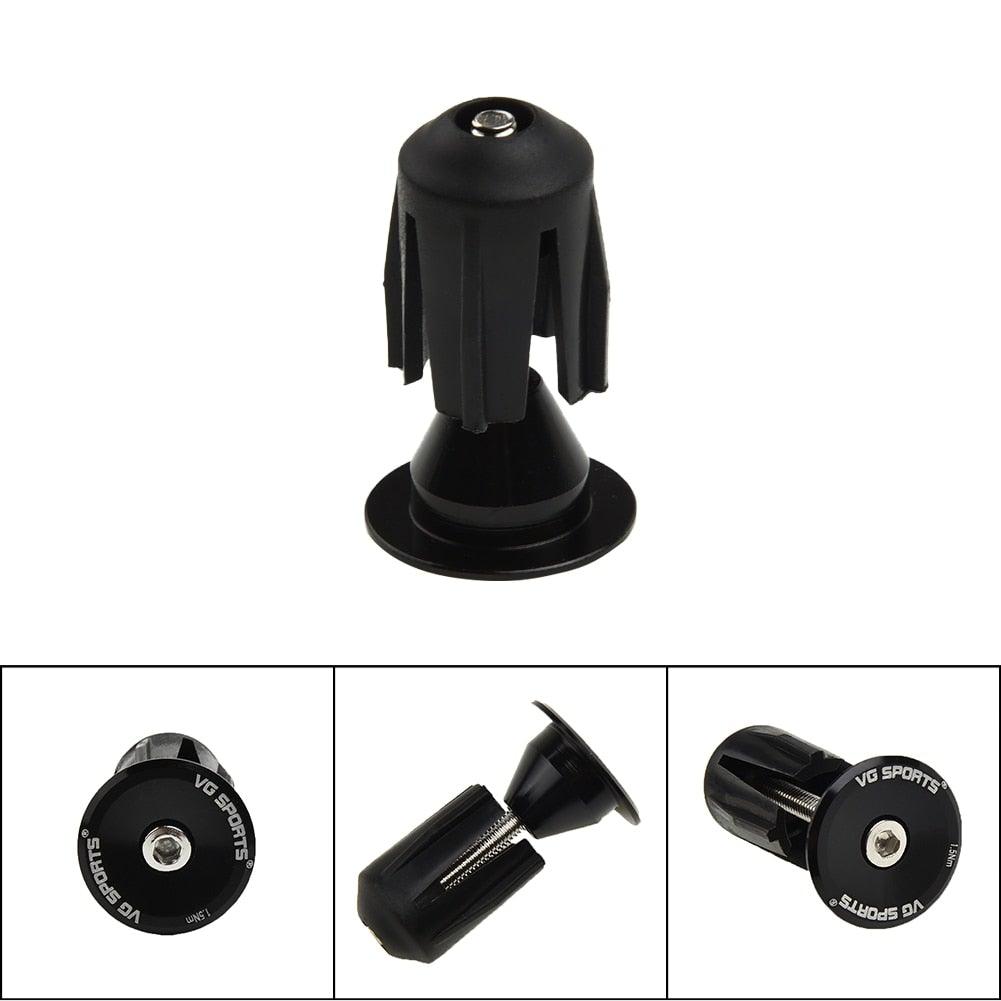 Aluminum Road Bike Handlebar End Plugs - Durable Locking Caps