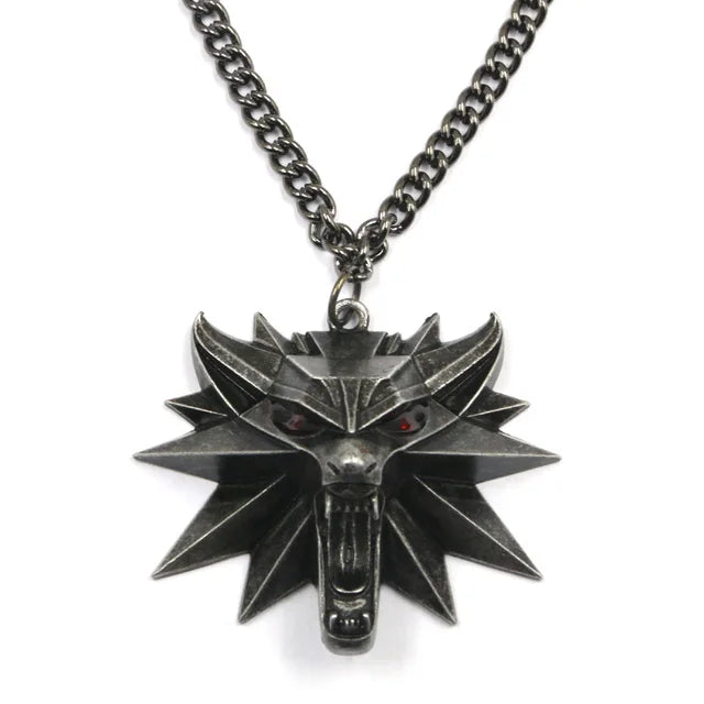 Witcher 3 Wild Hunt Wolf Head Medallion Necklace for Fans - Image 8
