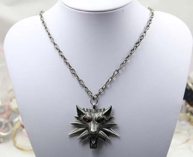 Witcher 3 Wild Hunt Wolf Head Medallion Necklace for Fans - Image 10