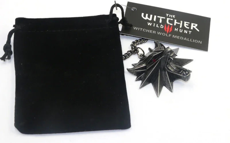 Witcher 3 Wild Hunt Wolf Head Medallion Necklace for Fans - Image 5
