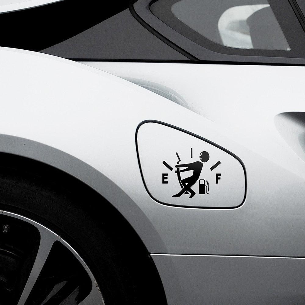 Holographic Fuel Gauge Reflective Vinyl Car Sticker Decal