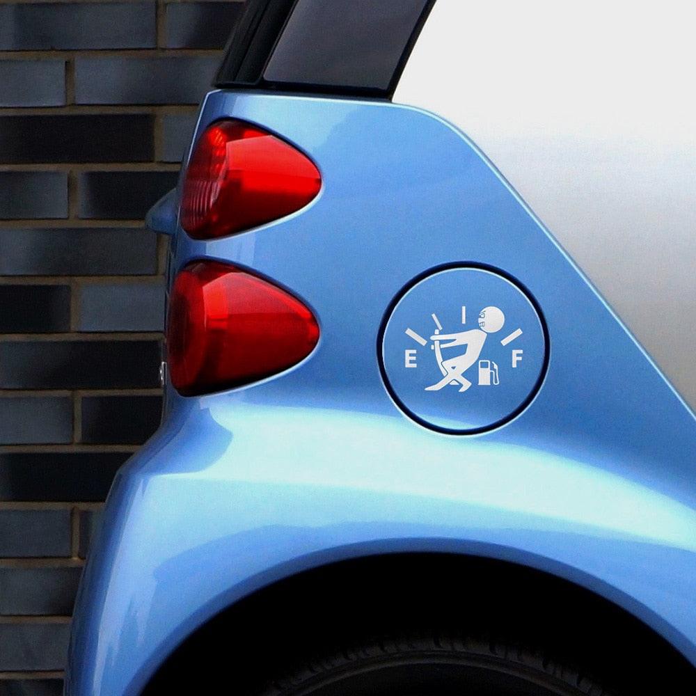 Holographic Fuel Gauge Reflective Vinyl Car Sticker Decal