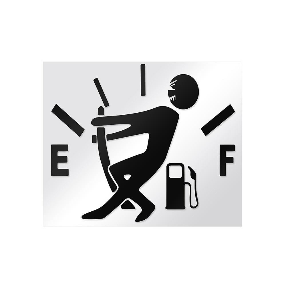 Holographic Fuel Gauge Reflective Vinyl Car Sticker Decal