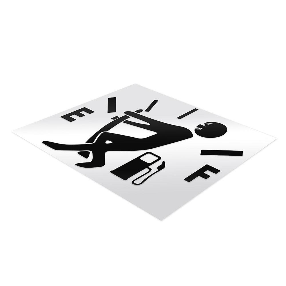 Holographic Fuel Gauge Reflective Vinyl Car Sticker Decal