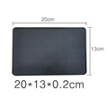 Minimalist Black Non-Slip Car Dashboard Mat & Phone Grip Pad