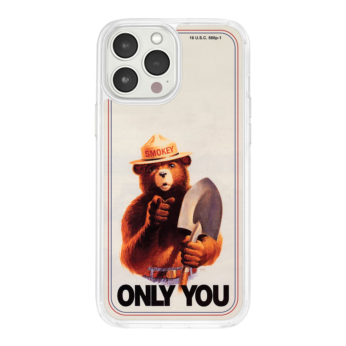 Smokey Bear Classic HD Apple iPhone 14 Series Mag-Safe Phone Case