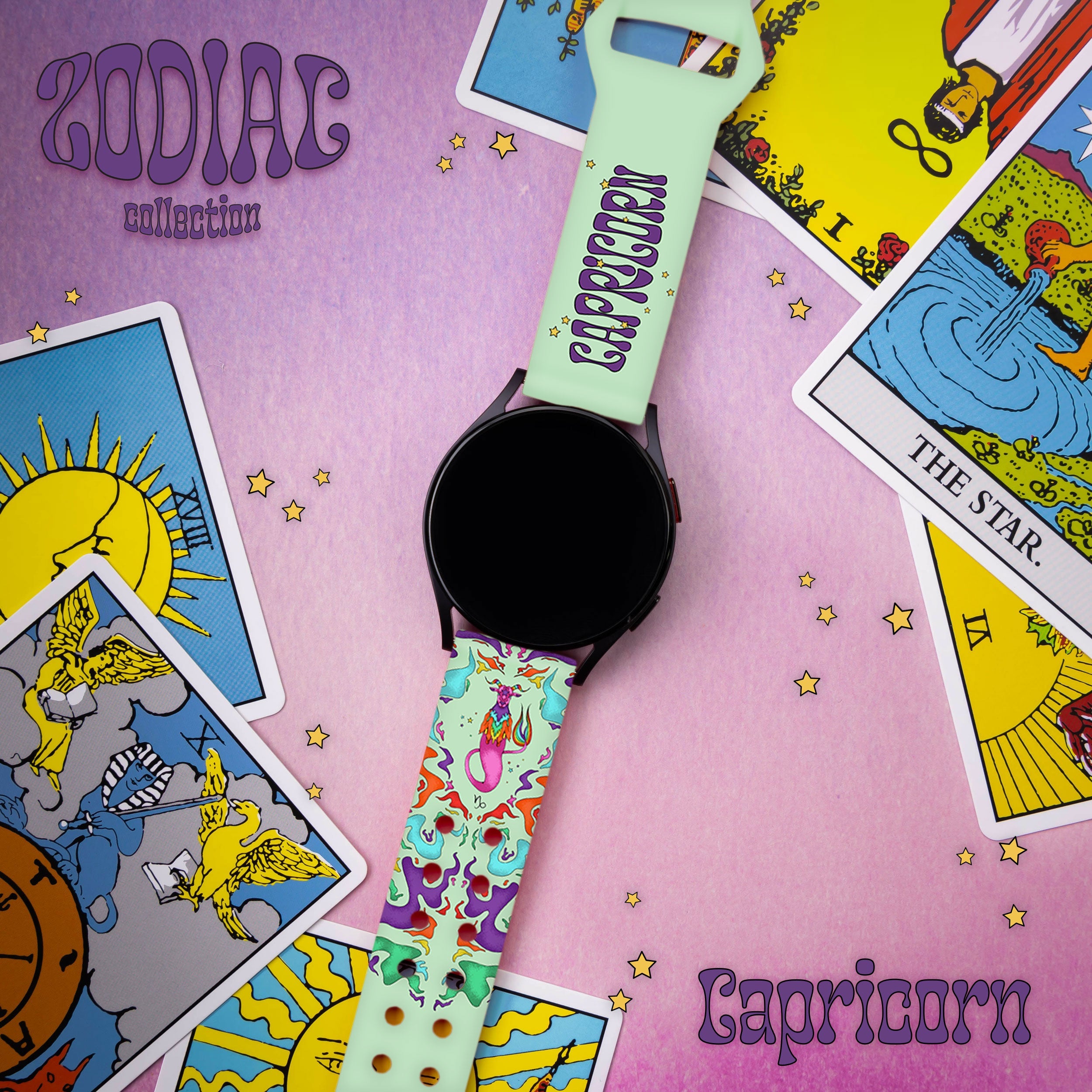 Zodiac Collection HD Watchband for Samsung Galaxy 20mm Watches