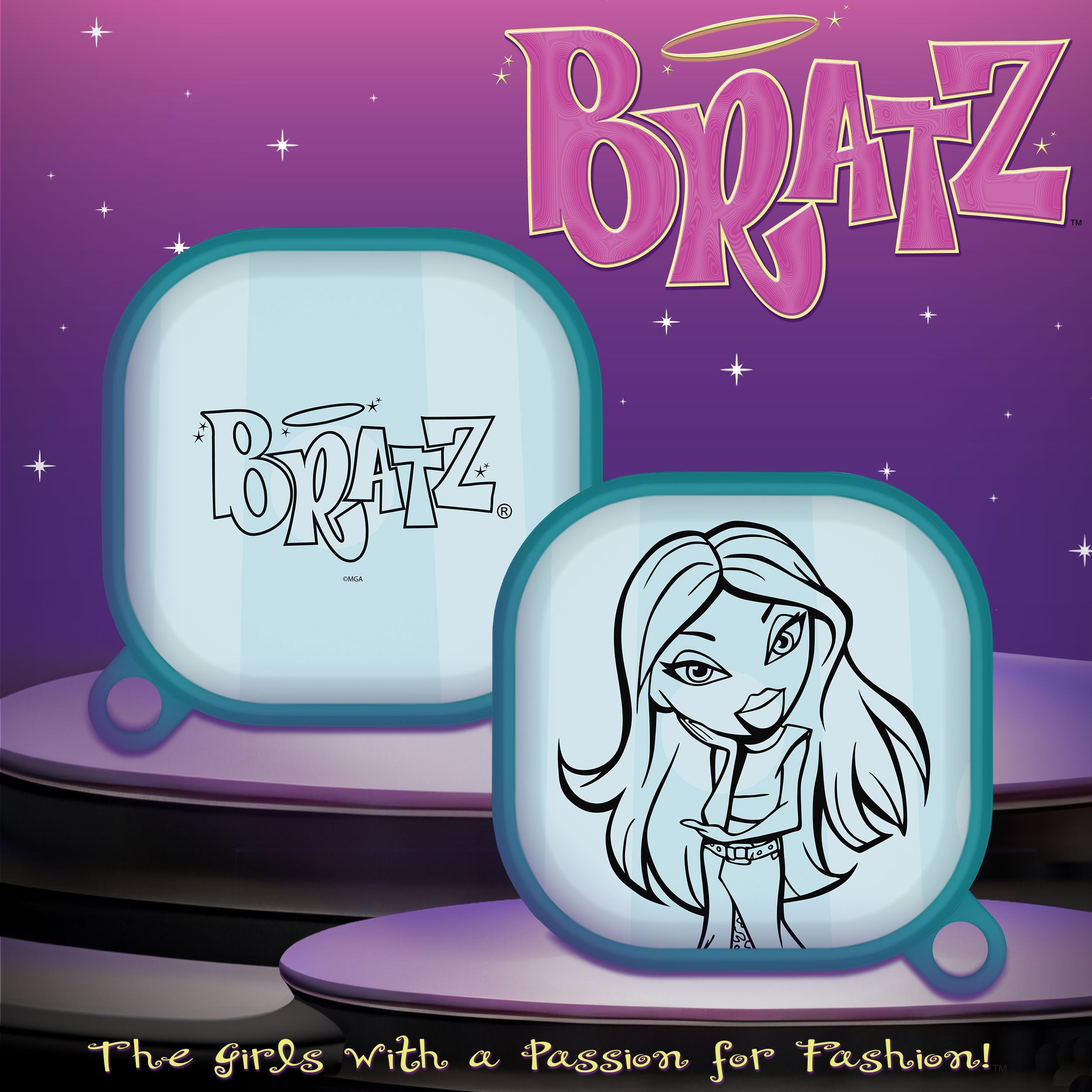 Bratz® Passion For Fashion HDX Samsung Galaxy Buds Pro & Buds Live Case Cover