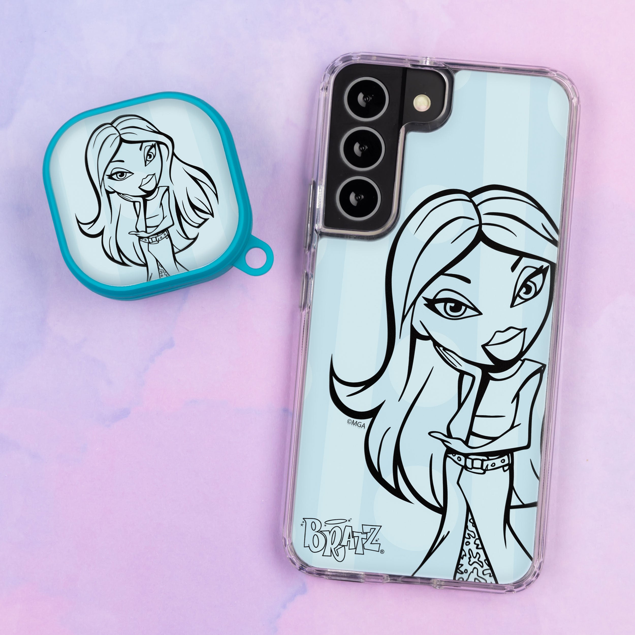 Bratz® Passion For Fashion HD Samsung Galaxy S22 Series and Buds Pro Combo Package