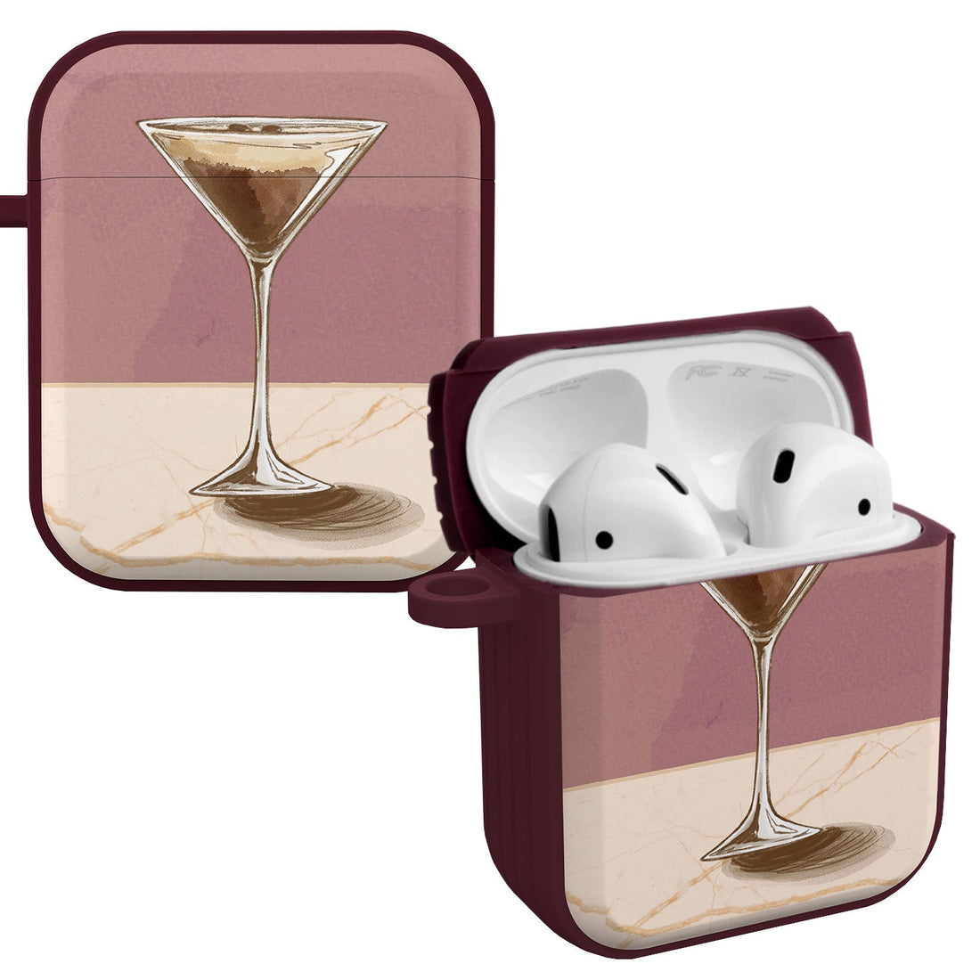 Wine Beer Booze HDX Protective Case for Apple AirPods Gen 1 2