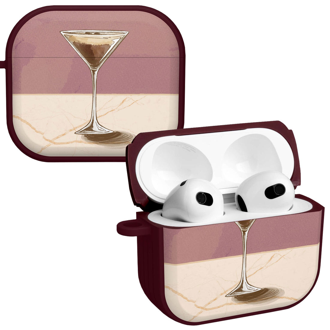 Wine Beer Booze HDX Protective Apple AirPods Gen 3 Case Cover