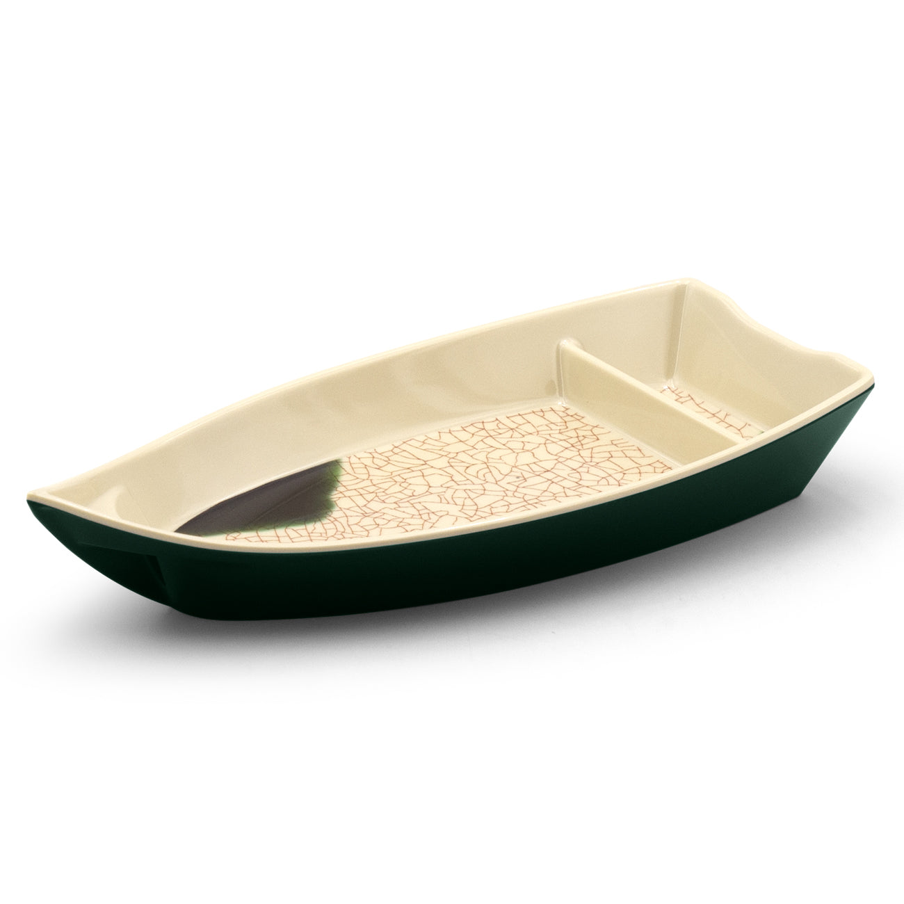 Melamine Sushi Boat, 6pc, 4.5"L x 10"W x 1.2"H (Oribe)